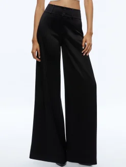 Alice and Olivia ESSENTIALS|VALENTINE'S DAY EDIT*MAME HIGH RISE WIDE LEG PANT