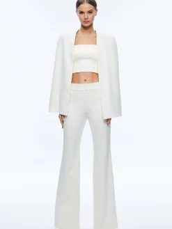 Alice and Olivia TOPS*MARICA SQUARE NECK CAPE TOP