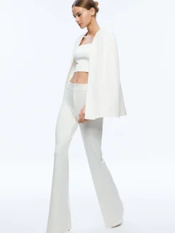 Alice and Olivia TOPS*MARICA SQUARE NECK CAPE TOP