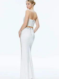 Alice and Olivia SKIRTS*MARILYNN EMBELLISHED MAXI SKIRT