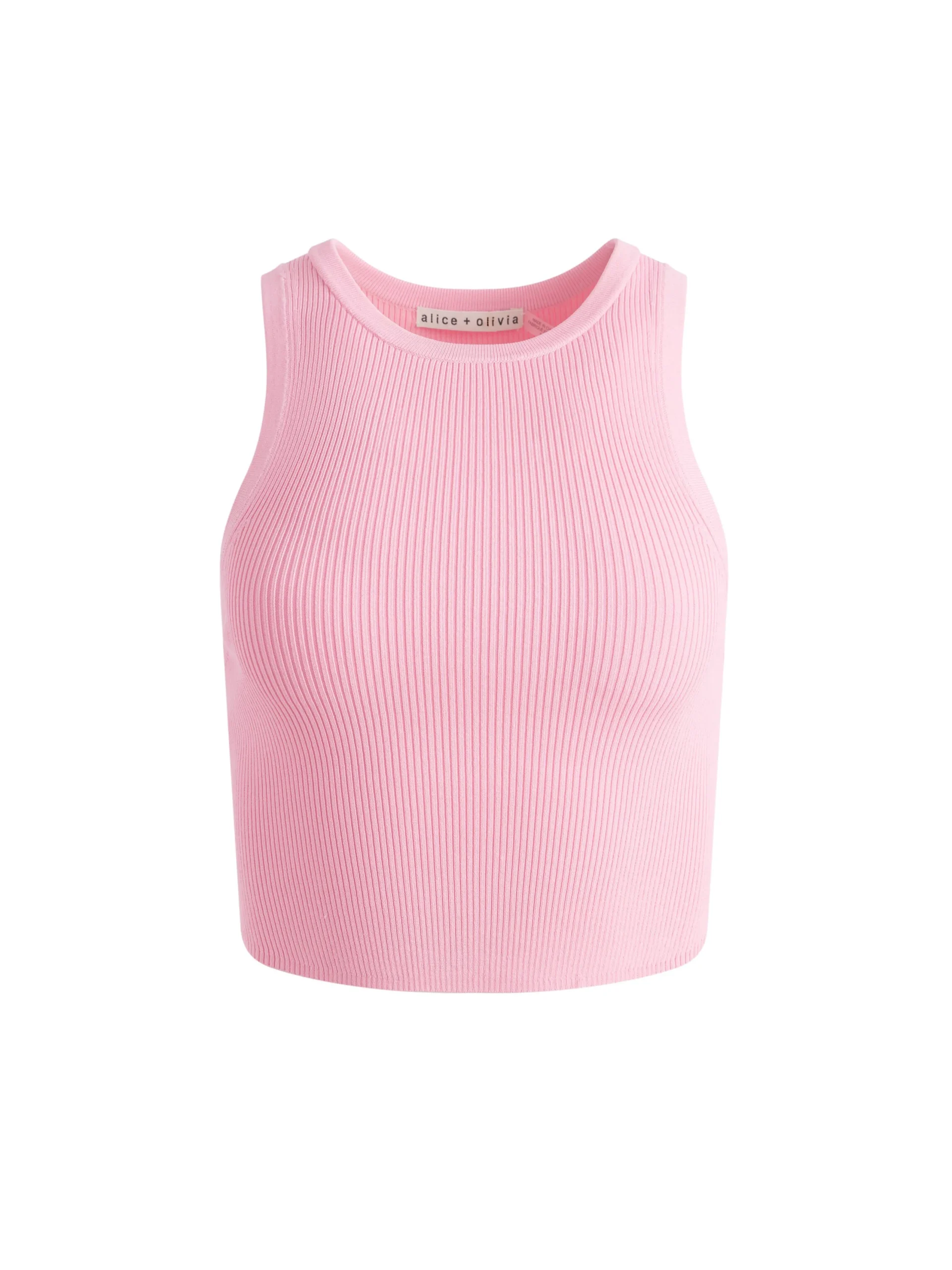 Alice and Olivia VALENTINE'S DAY EDIT|TOPS*MARIN CURVED HEM TANK