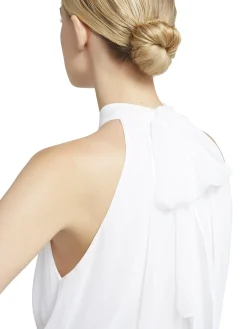 Alice and Olivia TOPS*MARIS HALTER NECK GATHERED TOP