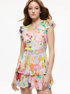 Alice and Olivia JUMPSUITS*MARISKA RUFFLE SKORT ROMPER