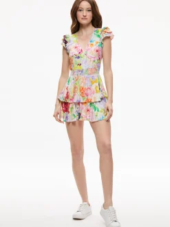 Alice and Olivia JUMPSUITS*MARISKA RUFFLE SKORT ROMPER