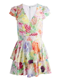 Alice and Olivia JUMPSUITS*MARISKA RUFFLE SKORT ROMPER