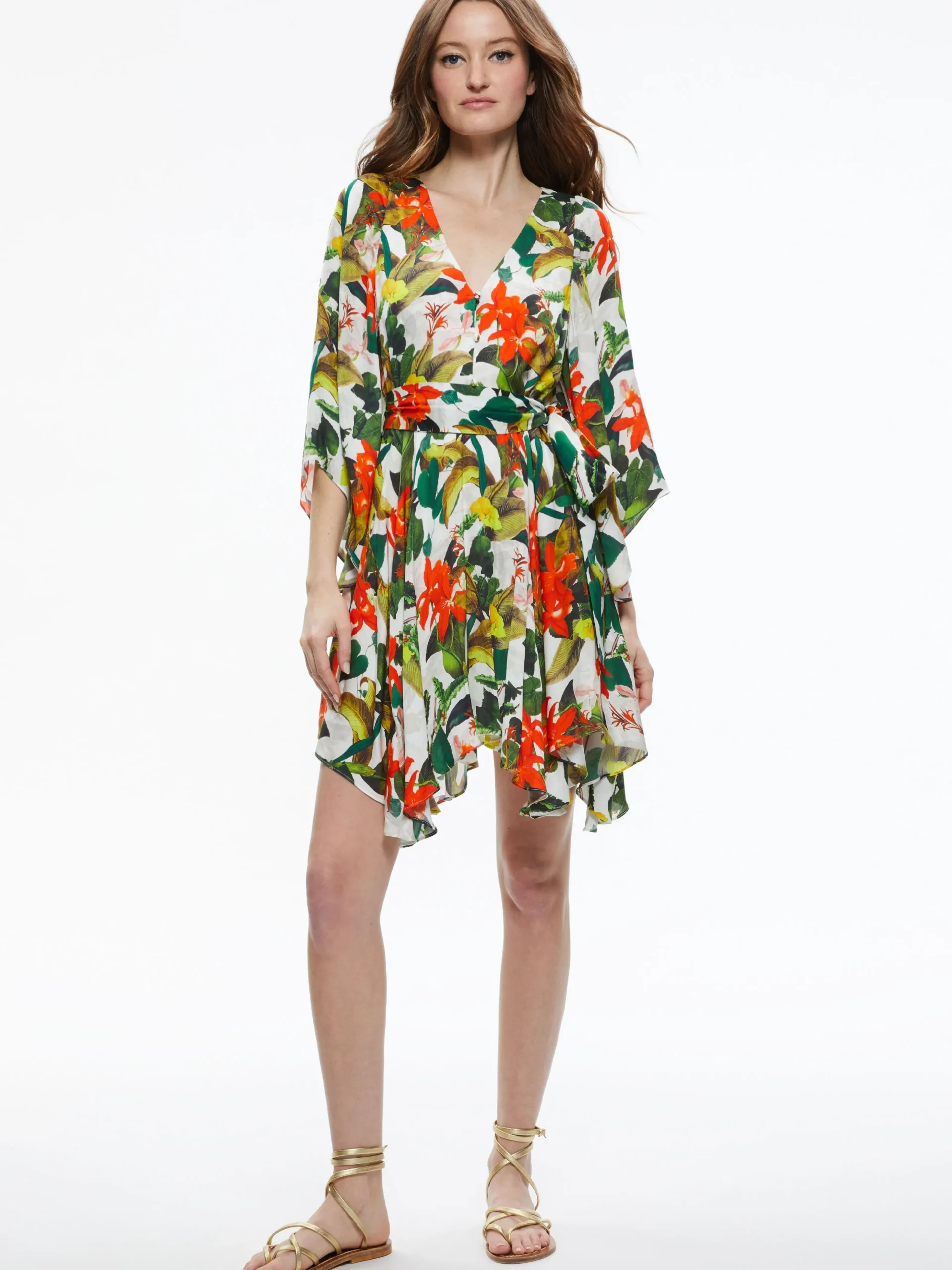 Alice and Olivia MINI|DRESSES*MARVA BELTED MINI DRESS