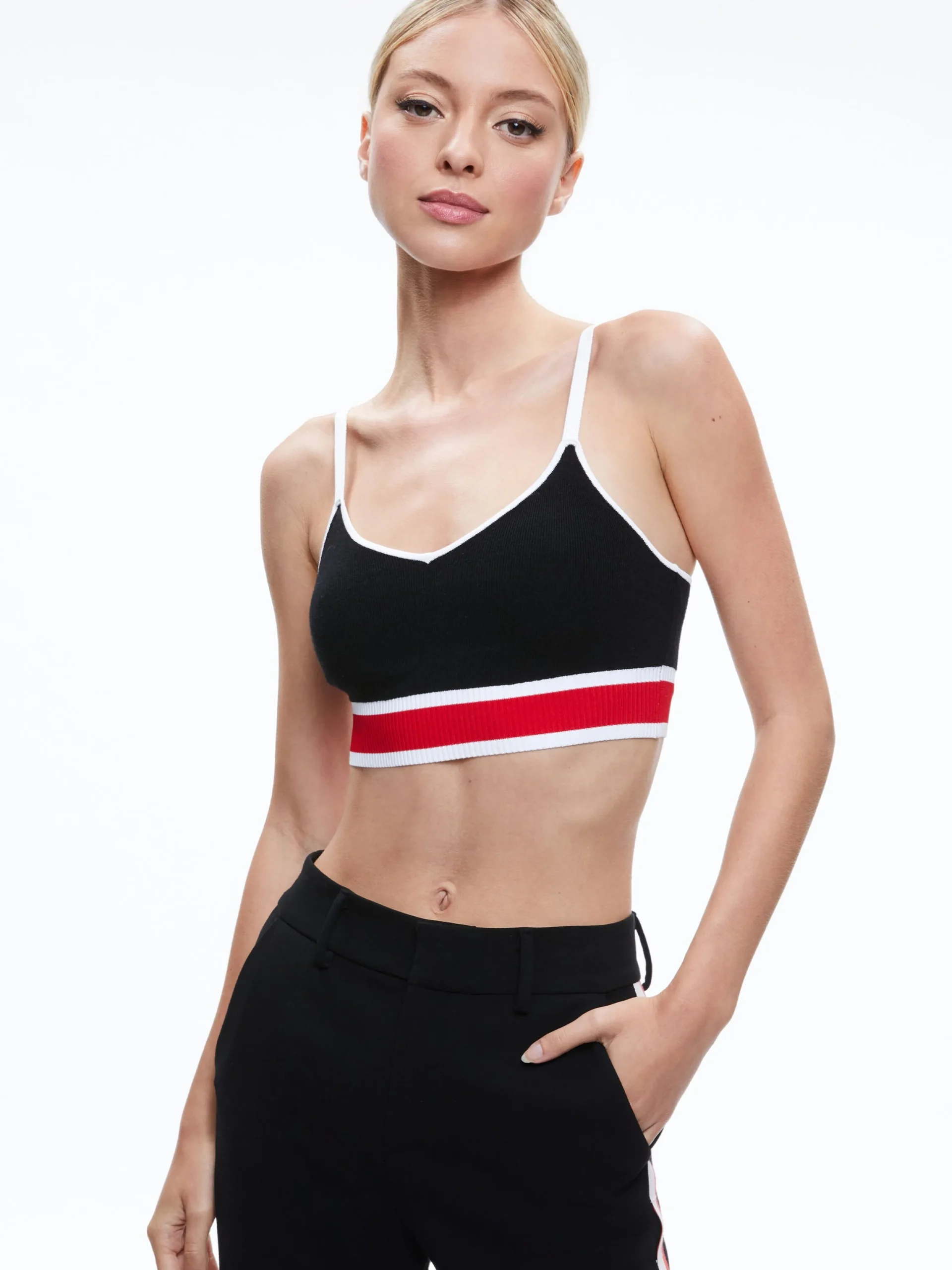 Alice and Olivia ESSENTIALS|SWEATERS*MAUDE BRALETTE