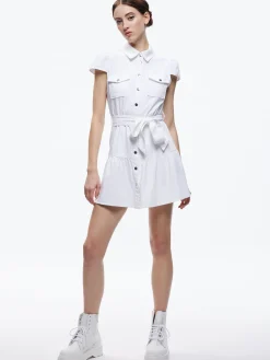 Alice and Olivia JEAN SHOP|MINI*MIRANDA MINI DENIM DRESS