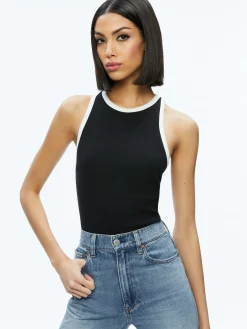 Alice and Olivia ESSENTIALS|TOPS*MIRTHA RACERBACK TANK