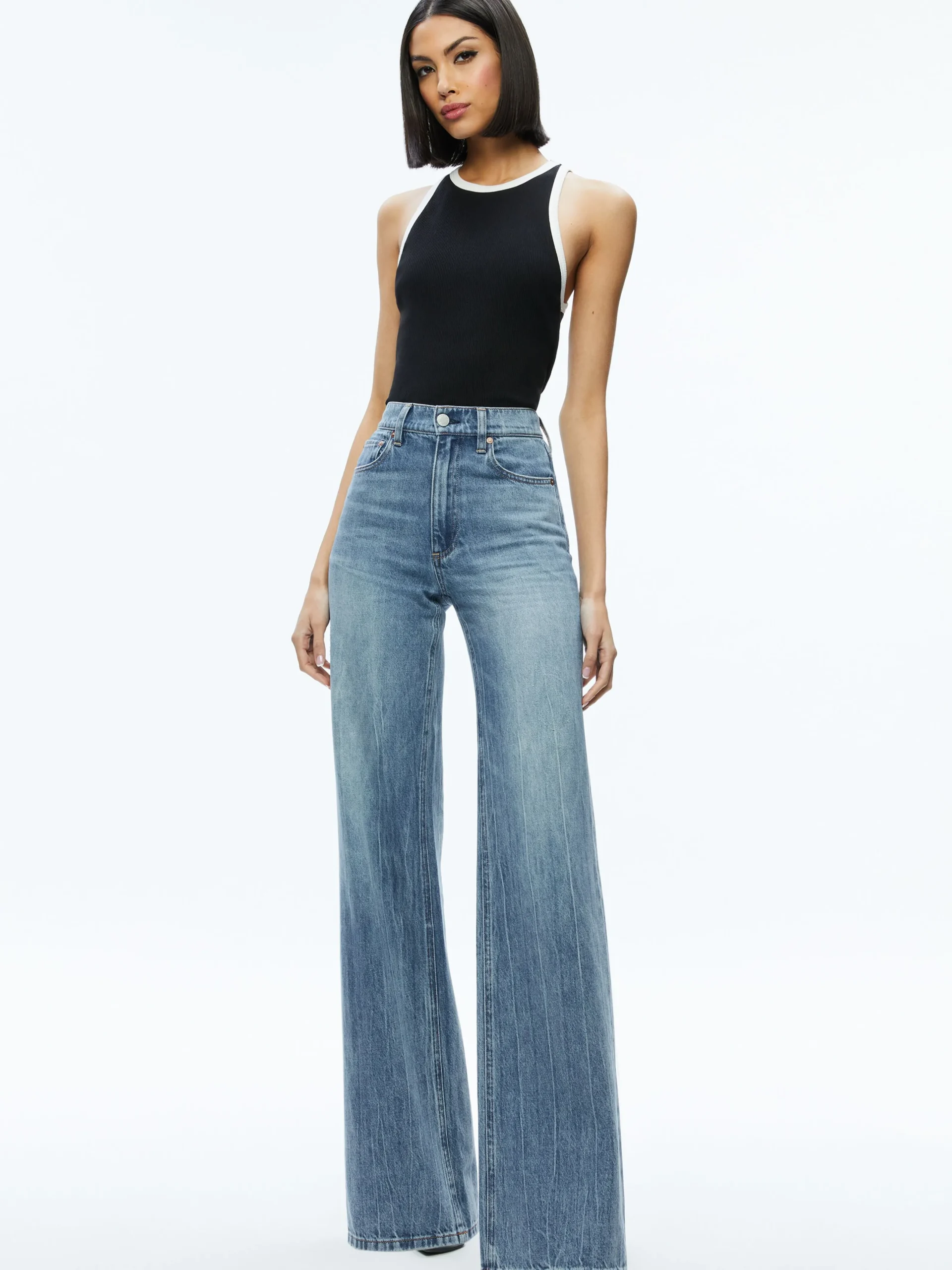Alice and Olivia ESSENTIALS|TOPS*MIRTHA RACERBACK TANK