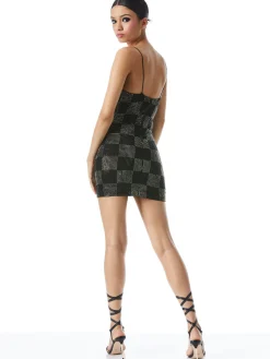 Alice and Olivia DRESSES*NELLE EMBELLISHED MINI DRESS