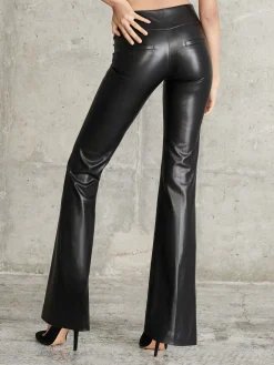 Alice and Olivia VEGAN LEATHER|ESSENTIALS*OLIVIA VEGAN LEATHER BOOTCUT PANT