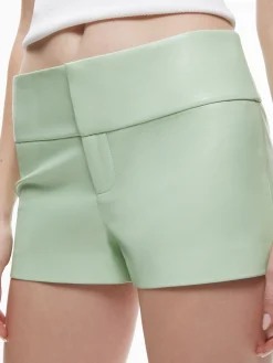 Alice and Olivia VEGAN LEATHER|SHORTS*OLIVIA VEGAN LEATHER SHORT