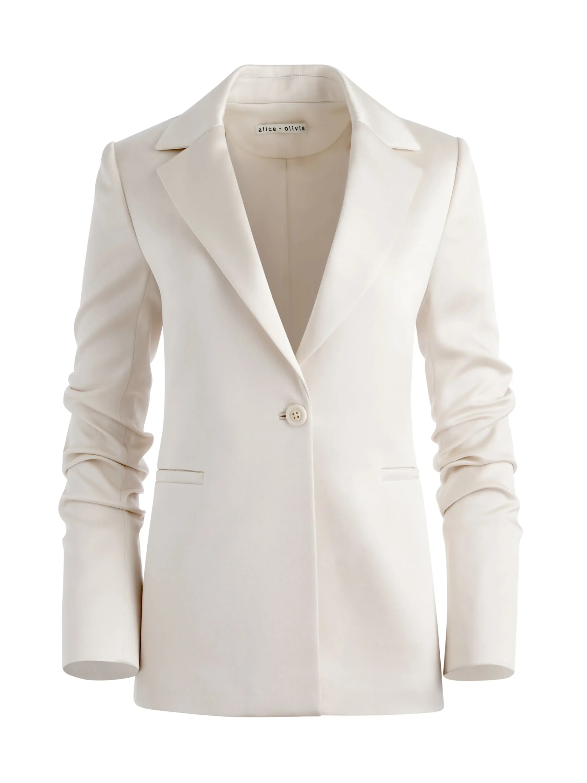 Alice and Olivia MATCHING SETS*PAILEY FTTED NOTCH COLLAR BLAZER + JESSIE SLIM PANT
