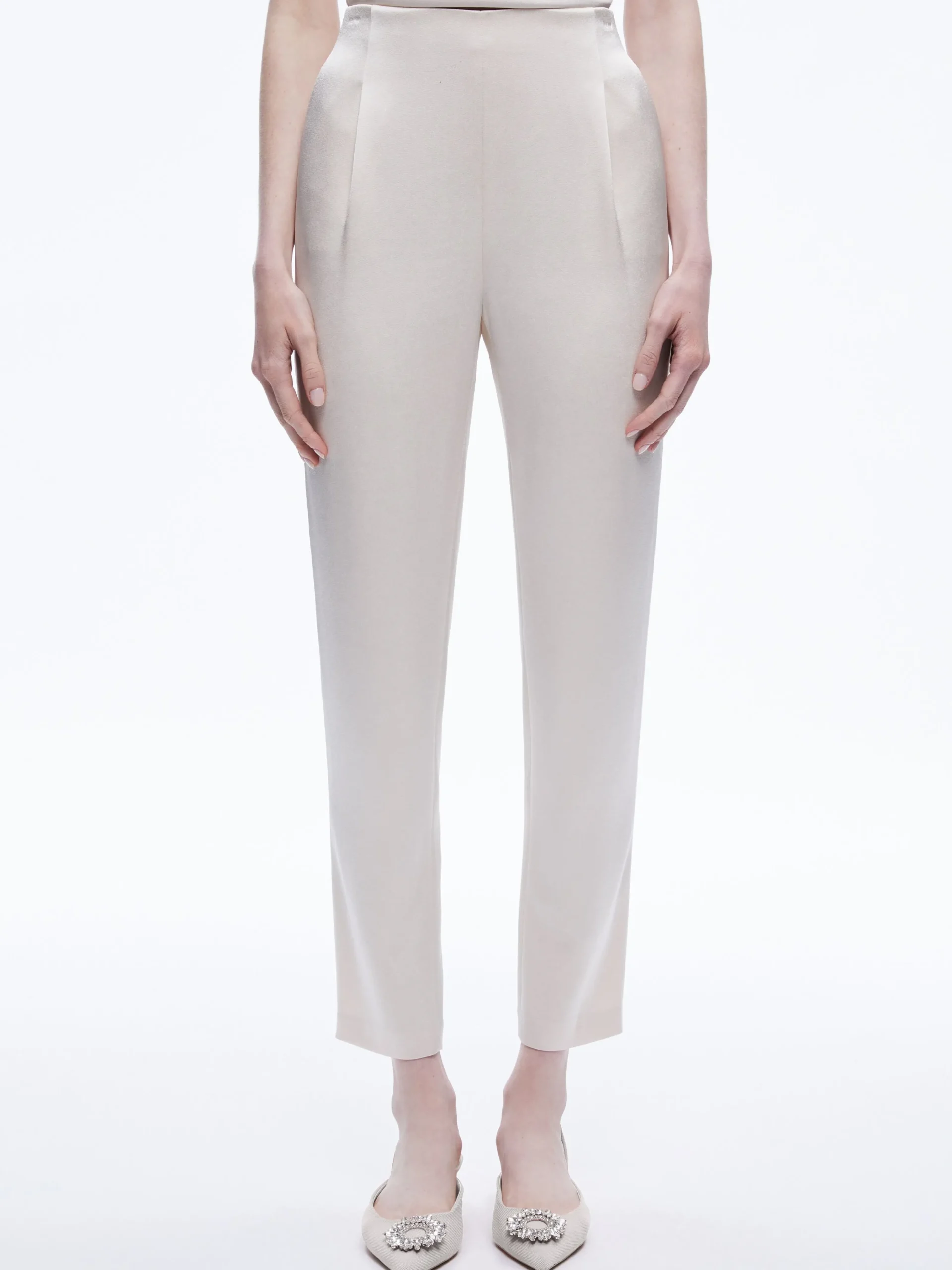 Alice and Olivia MATCHING SETS*PAILEY FTTED NOTCH COLLAR BLAZER + JESSIE SLIM PANT