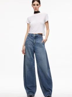 Alice and Olivia JEAN SHOP|JEANS*PARKER LOW RISE BALLOON LEG JEAN