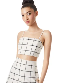 Alice and Olivia ESSENTIALS|TOPS*PEARLE SPAGHETTI STRAP BUSTIER