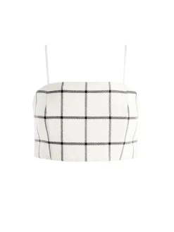 Alice and Olivia ESSENTIALS|TOPS*PEARLE SPAGHETTI STRAP BUSTIER