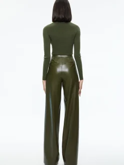 Alice and Olivia VEGAN LEATHER|PANTS*POMPEY VEGAN LEATHER PANT