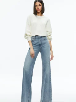 Alice and Olivia SWEATERS*POSEY CREWNECK SWEATER