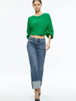 Alice and Olivia SWEATERS*POSEY CREWNECK SWEATER