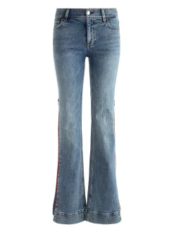 Alice and Olivia JEAN SHOP|JEANS*REY SIDE ZIPPER WIDE LEG JEAN