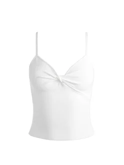 Alice and Olivia TOPS*RHONA TWIST FRONT TANK