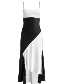 Alice and Olivia VALENTINE'S DAY EDIT|GUEST OF*ROSA ASYMMETRICAL SLIP DRESS