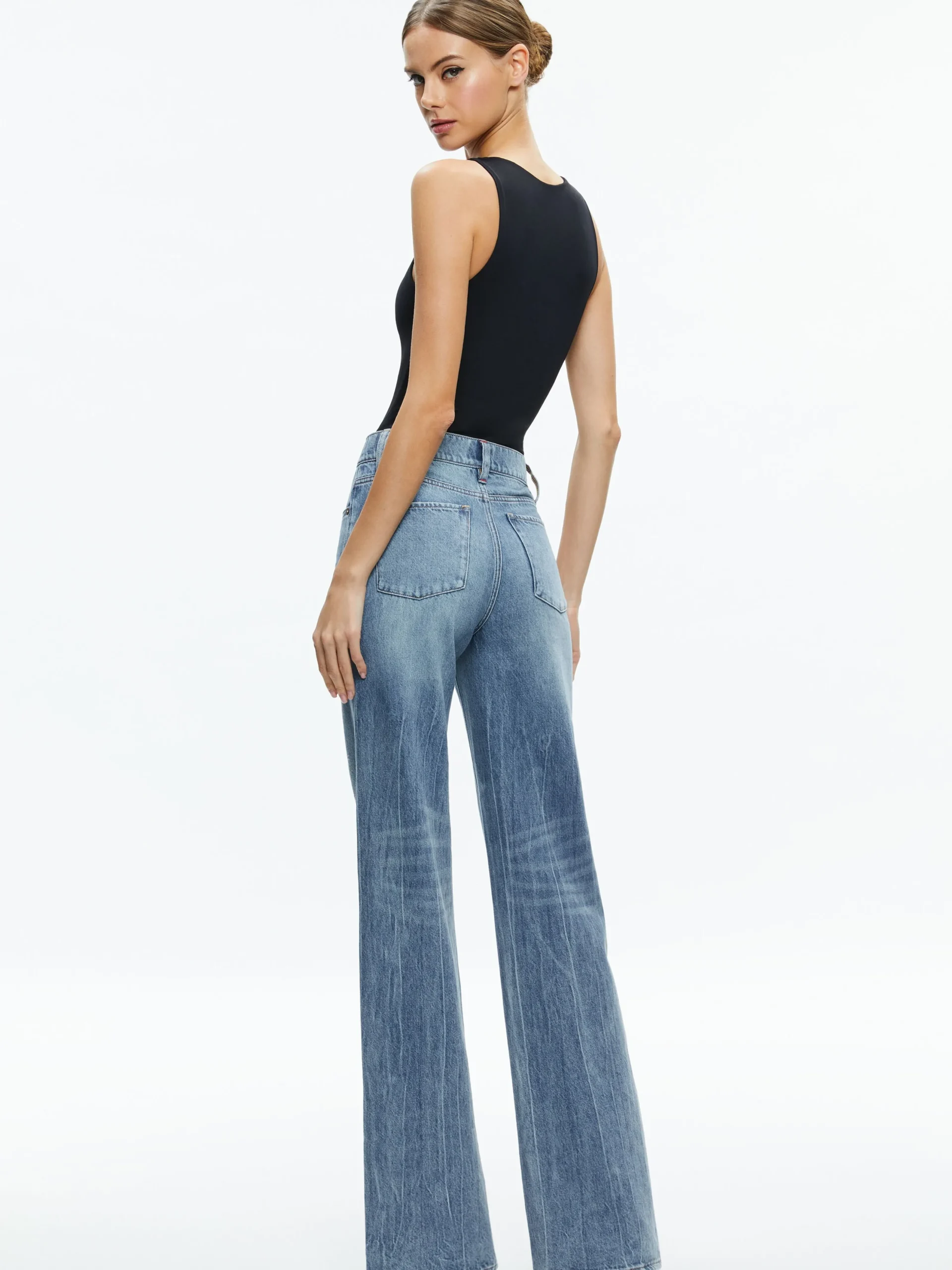 Alice and Olivia ESSENTIALS|VALENTINE'S DAY EDIT*ROTHY SLEEVELESS SCULPT BODYSUIT