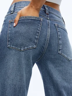 Alice and Olivia JEAN SHOP|ESSENTIALS*ROXIE KICK FLARE JEAN