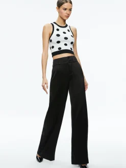 Alice and Olivia MATCHING SETS*RYDEL CROPPED TANK + TOMASA HIGH RISE PANT