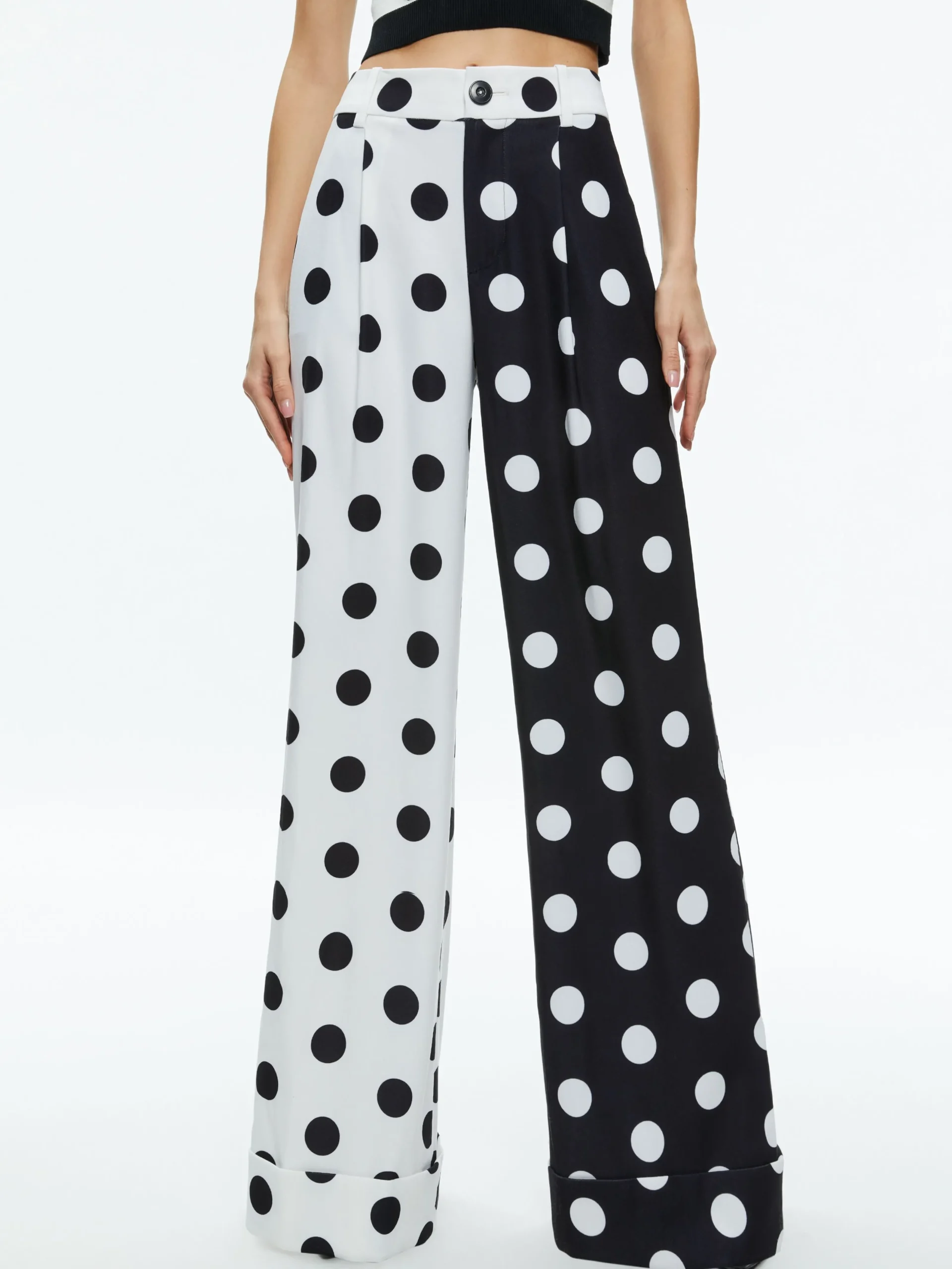 Alice and Olivia MATCHING SETS*RYDEL CROPPED TANK + TOMASA HIGH RISE PANT