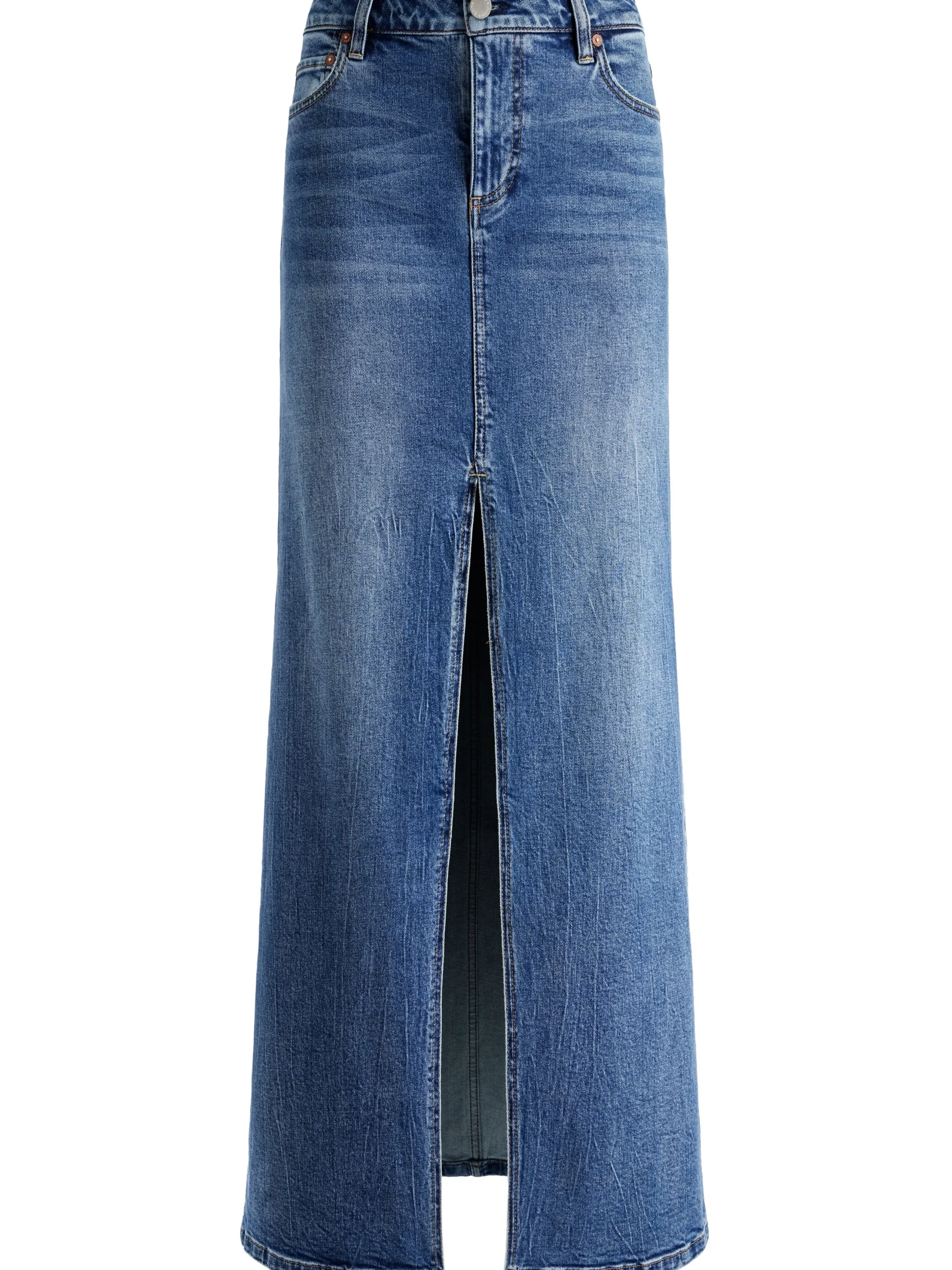 Alice and Olivia JEAN SHOP|ESSENTIALS*RYE DENIM MAXI SKIRT
