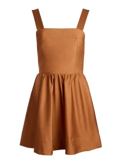 Alice and Olivia MINI|DRESSES*SAIGE TIE BACK MINI DRESS