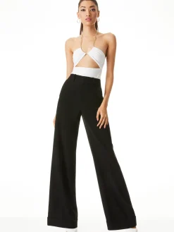 Alice and Olivia TOPS*SARIYA CUTOUT BODYSUIT