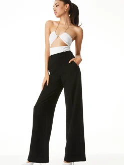 Alice and Olivia TOPS*SARIYA CUTOUT BODYSUIT