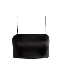 Alice and Olivia TOPS*SASHA THIN STRAP CROP TOP