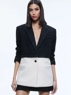 Alice and Olivia JACKETS + COATS*SHAN OVERSIZED TWO-FER BLAZER