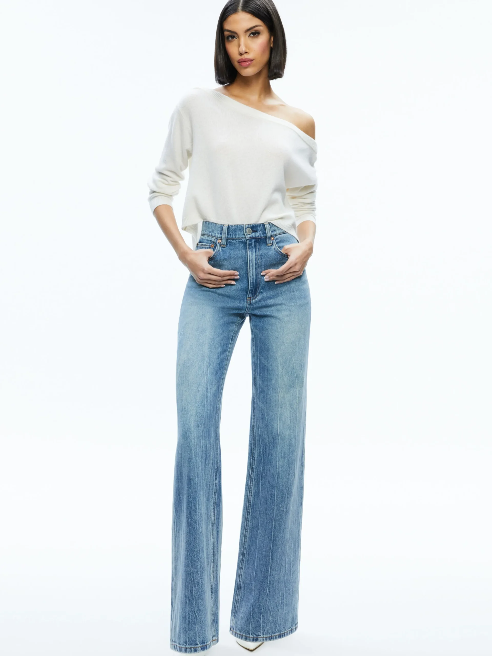 Alice and Olivia ESSENTIALS|SWEATERS*SHERRELL PULLOVER