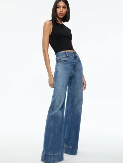 Alice and Olivia TOPS*SOLEIL OPEN SIDE TANK