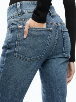 Alice and Olivia STACEY'S FAVORITES|JEAN SHOP*STACEY GODET BELL FLARE JEAN