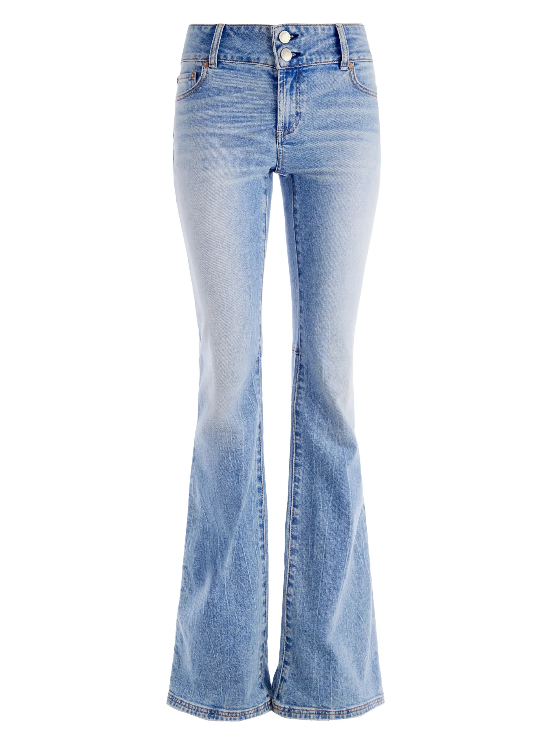 Alice and Olivia JEAN SHOP|JEANS*STACEY LOW RISE BELL BOTTOM JEAN