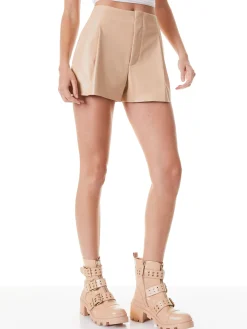 Alice and Olivia VEGAN LEATHER|ESSENTIALS*STEFFIE VEGAN LEATHER SHORT