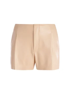 Alice and Olivia VEGAN LEATHER|ESSENTIALS*STEFFIE VEGAN LEATHER SHORT