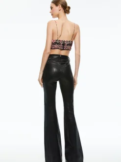 Alice and Olivia TOPS*TAY TWIST FRONT BRALETTE