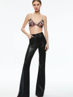 Alice and Olivia TOPS*TAY TWIST FRONT BRALETTE