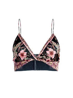 Alice and Olivia TOPS*TAY TWIST FRONT BRALETTE
