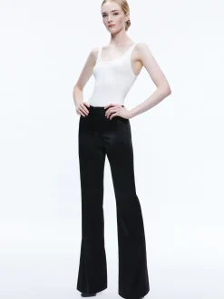 Alice and Olivia SUITS|PANTS*TEENY SATIN BOOTCUT PANT