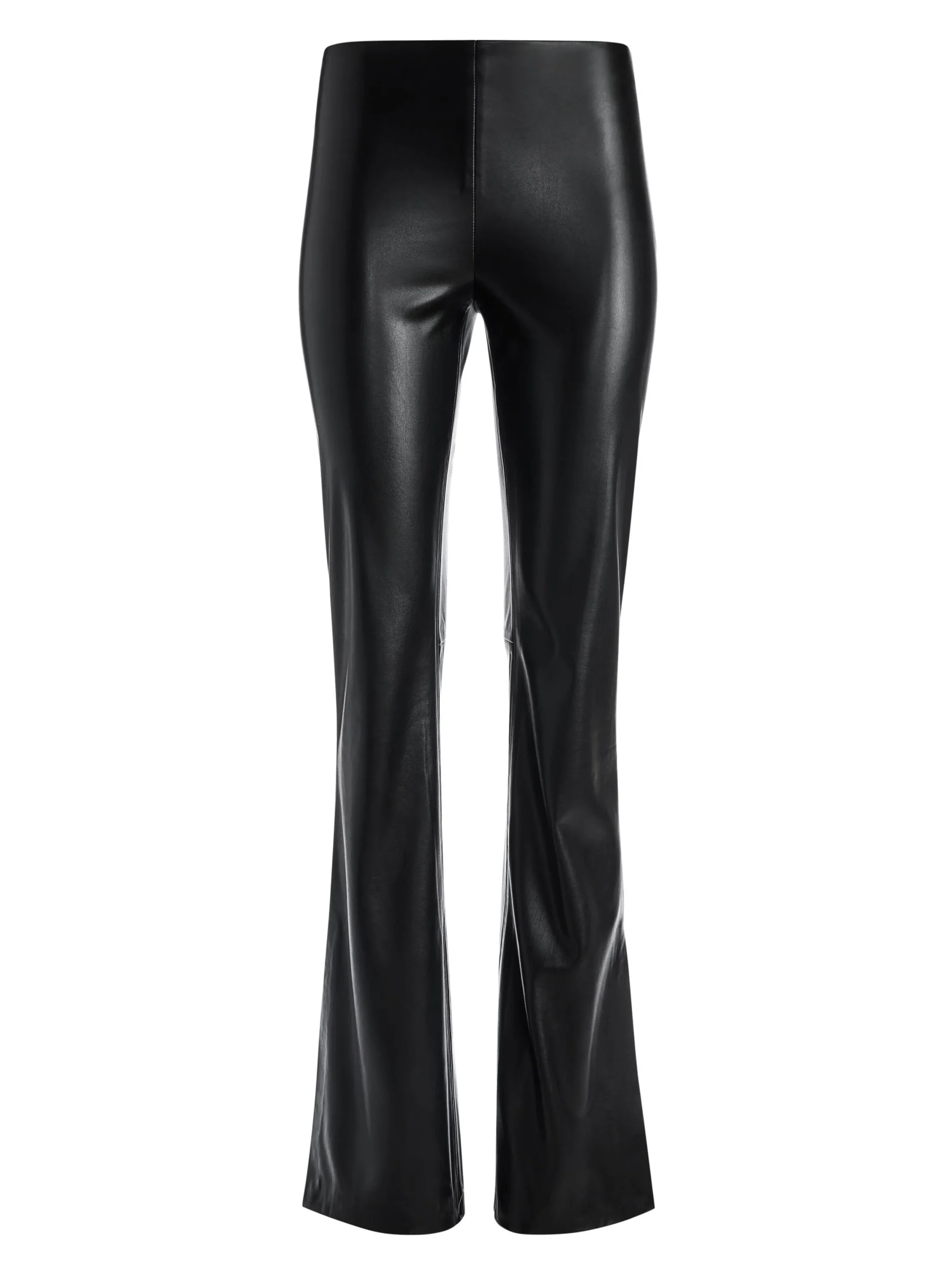 Alice and Olivia VEGAN LEATHER|ESSENTIALS*TEENY VEGAN LEATHER SIDE SLIT PANT