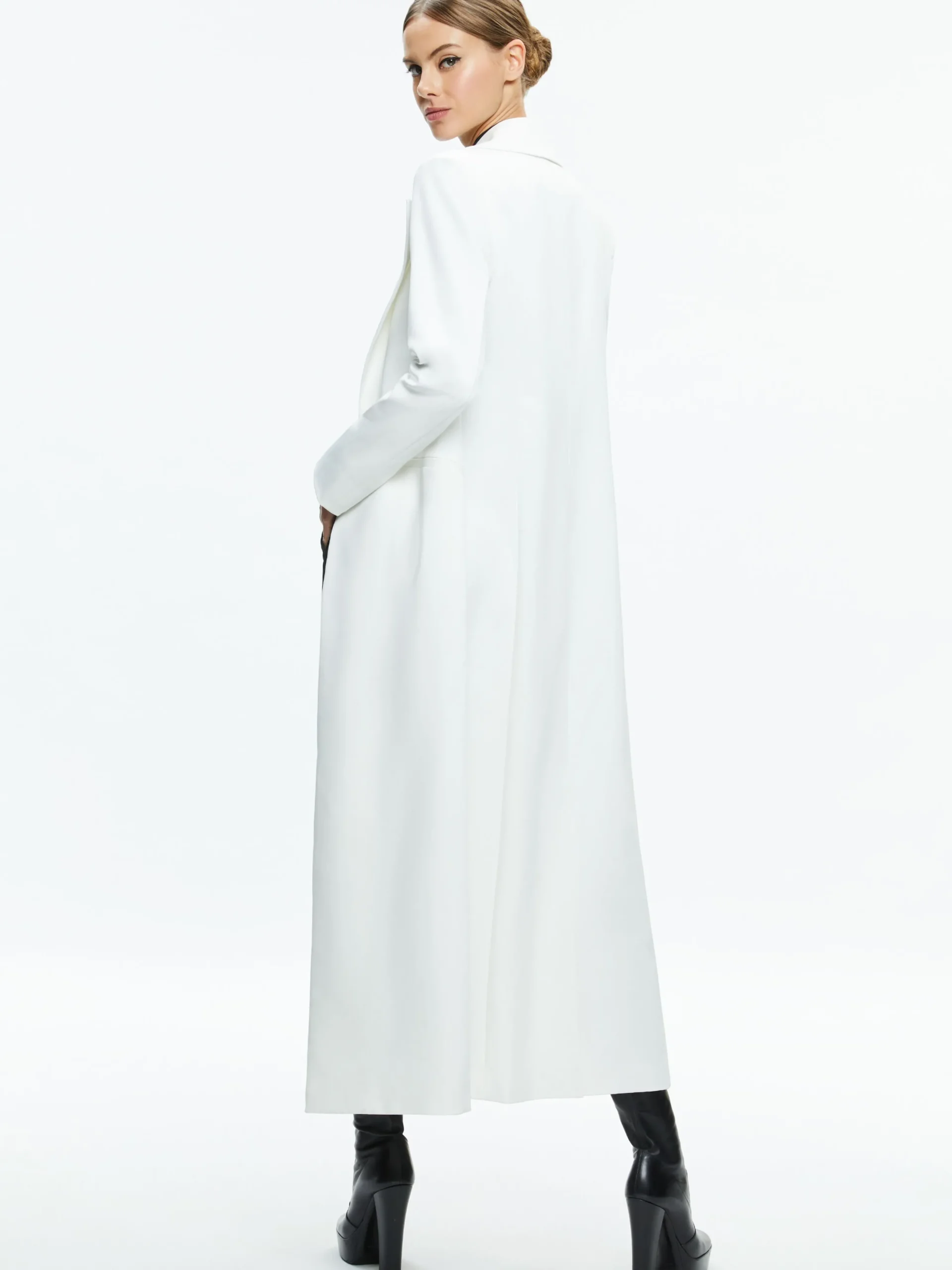 Alice and Olivia STACEY'S FAVORITES|ESSENTIALS*THEO NOTCH COLLAR COAT